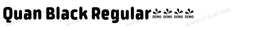 Quan Black Regular字体转换